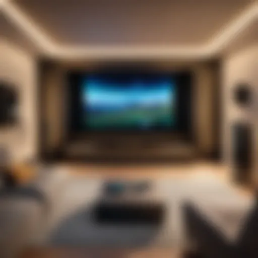 Dolby Atmos home theater system showcasing immersive audio setup