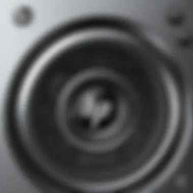 The Engineering Behind HP Beats Audio Close-up of HP Beats Audio speaker technology showcasing intricate design and engineering.