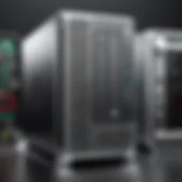 An overview of HP pre-built PCs showcasing various models.