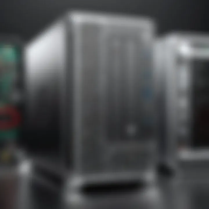 An overview of HP pre-built PCs showcasing various models.
