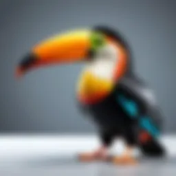 Vibrant Infantino Toucan showcasing its engaging design and colors