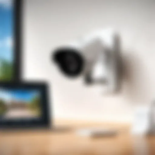 WiFi range extender enhancing security camera connectivity