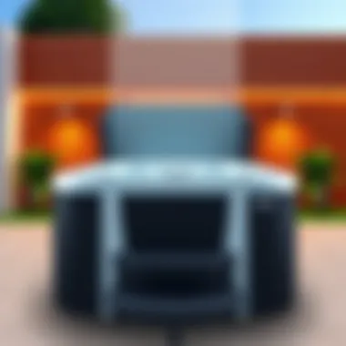 Elegant Design of Intex Pure Spa 75 Exterior view of the Intex Pure Spa 75 showcasing its elegant design