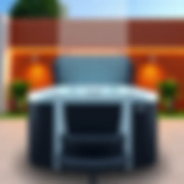 Elegant Design of Intex Pure Spa 75 Exterior view of the Intex Pure Spa 75 showcasing its elegant design