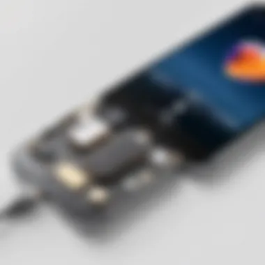 Connecting the iPhone Picture Keeper User connecting iPhone Picture Keeper to an iPhone