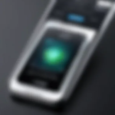 Design Features of the iPhone Picture Keeper Close-up of iPhone Picture Keeper showcasing its design