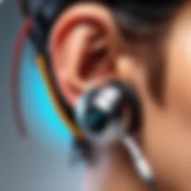 Cutting-Edge Technology in IQ Sound Earbuds Innovative technology features of IQ Sound Earbuds illustrated