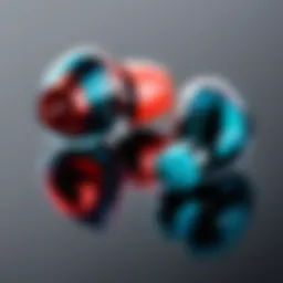 JVC earbuds showcasing sleek design and vibrant colors