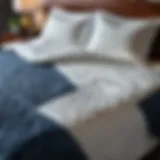 Luxurious king size all seasons quilt in a cozy bedroom setting
