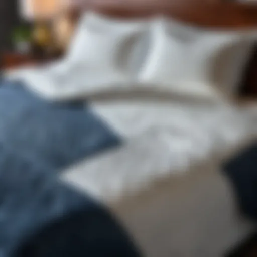 Luxurious king size all seasons quilt in a cozy bedroom setting