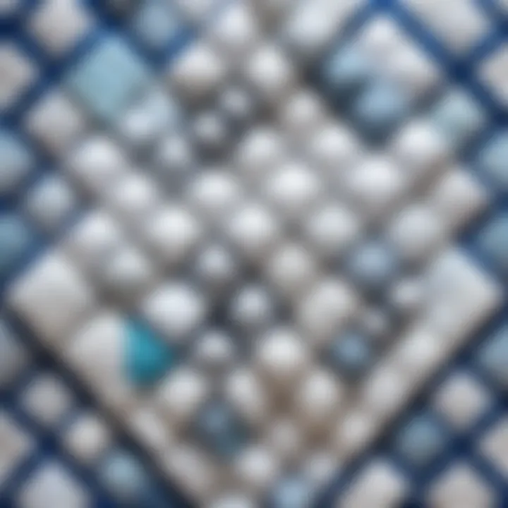Variety of materials used in king size all seasons quilts