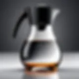 Elegant design of Krups replacement carafe showcasing its sleek finish