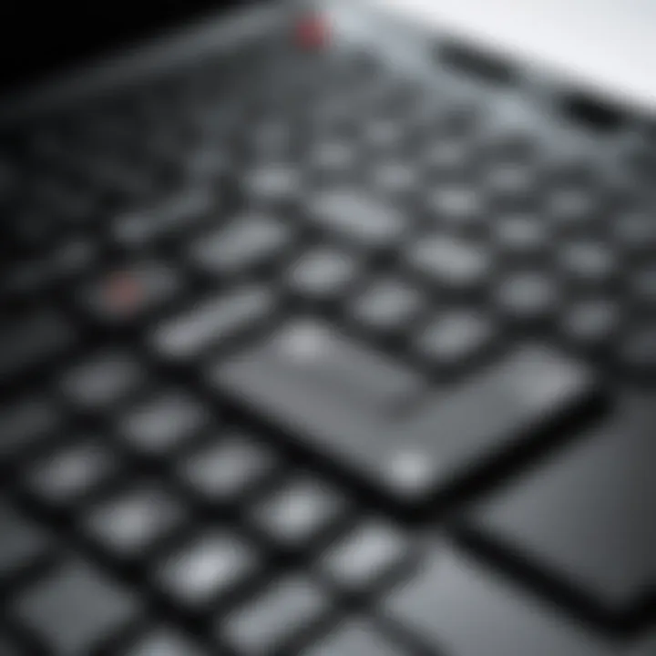 Visual guide for maintaining the Lenovo ThinkPad keyboard cover to ensure longevity and performance.