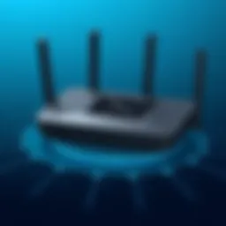 The Linksys MR8300 Mesh WiFi Router showcasing modern design and features