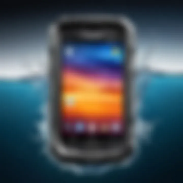 Compact design of the Magellan Outdoors waterproof phone case