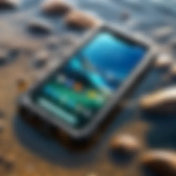 Durable materials used in the Magellan Outdoors waterproof phone case