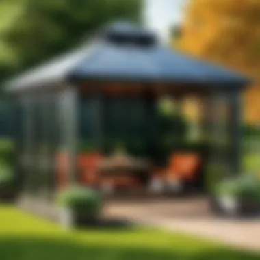Well-maintained Gardenline gazebo demonstrating upkeep tips