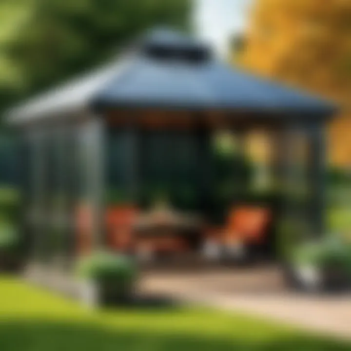 Well-maintained Gardenline gazebo demonstrating upkeep tips