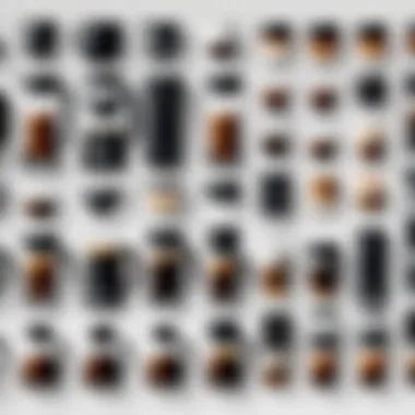 Variety of Brewed Coffee Styles from the Ninja Coffee Maker Thermal A variety of brewed coffee styles displayed alongside the Ninja Coffee Maker Thermal