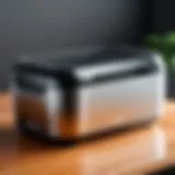 Elegant design of the Ninja Foodi XL showcasing its premium finish