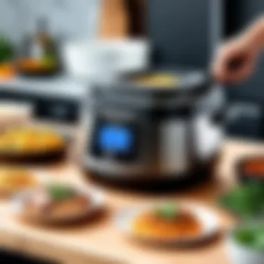 Ninja Foodi XL in action demonstrating multiple cooking functionalities