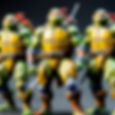 Character Representation in Ninja Turtles SH Figuarts Comparison of various Ninja Turtles SH Figuarts figures highlighting character representation