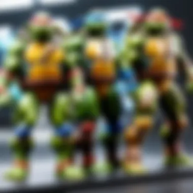 Graph depicting market trends for Ninja Turtles SH Figuarts collectibles