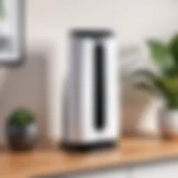Nuwave OxyPure Air Purifier showcasing its sleek design and functionality