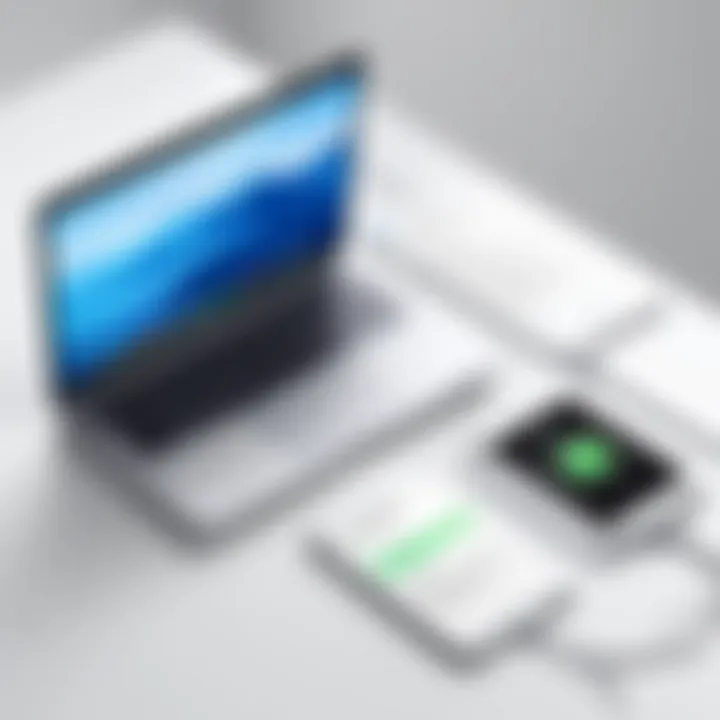 Infographic on optimal charging habits for MacBook Air