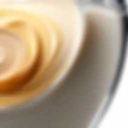 Close-up of Palmer's Tightening Body Lotion texture