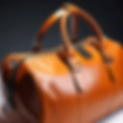 Elegant Piel duffel bag showcasing craftsmanship and design.