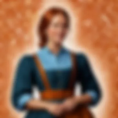 Historical context of Pioneer Woman fabric showcased