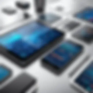 Emerging Market Trends in Tech Trends in the tech market showcasing portable and flat devices