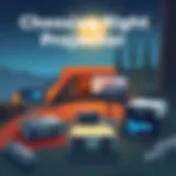 Selection of portable projectors suitable for outdoor use