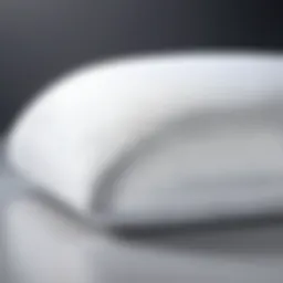 Elegant design showcasing the Purecomfort Pillow contours