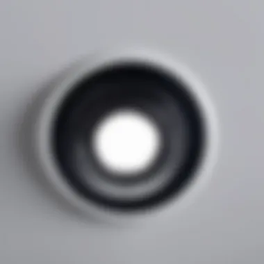 Precision in Recessed Light Installation Close-up of a recessed light installation using a hole saw