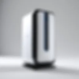 Sleek design of the Redypure air purifier showcasing modern aesthetics