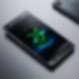 Refurbished Razer Phone showcasing sleek design