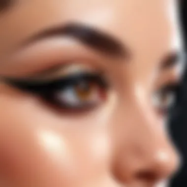 Application Technique of Rimmel London Pencil Eyeliner Demonstration of Rimmel London Pencil Eyeliner application on eyelids