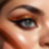 Close-up of Rimmel London Pencil Eyeliner showcasing its texture and color