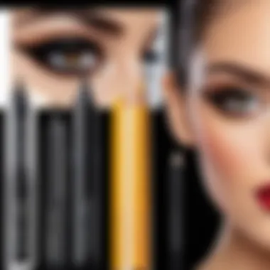 Comparative Analysis of Pencil Eyeliners Comparison chart of Rimmel London Pencil Eyeliner with other brands