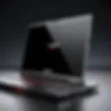 High-performance Sager laptop showcasing sleek design and powerful features.