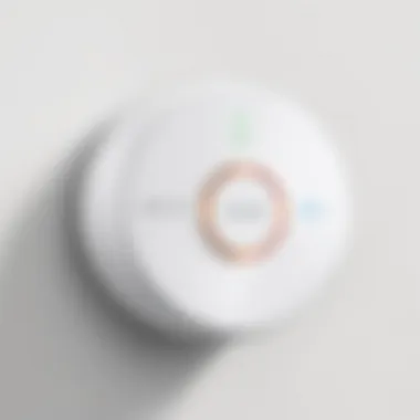 Connectivity Options of Samsung SmartThings Smoke Detector Visual representation of connectivity options available with Samsung SmartThings Smoke Detector.