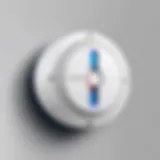 Innovative design of Samsung SmartThings Smoke Detector highlighting its modern aesthetics.