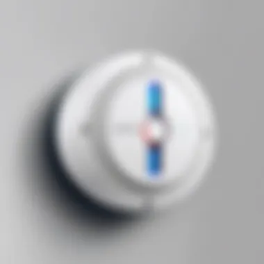 Innovative Design of Samsung SmartThings Smoke Detector Innovative design of Samsung SmartThings Smoke Detector highlighting its modern aesthetics.