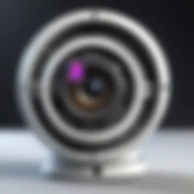 Advanced Features of Sansco CCTV Camera Detailed view of a Sansco CCTV camera highlighting its advanced features