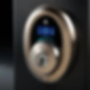 Sentry Safe showcasing biometric lock technology