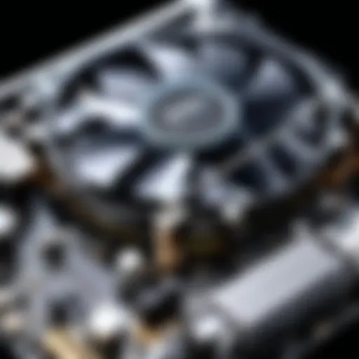 Close-up view of Skytech Chronos gaming PC components