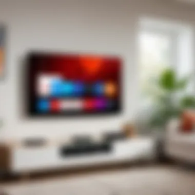 Sling Air TV Mini being used in a modern living room setting