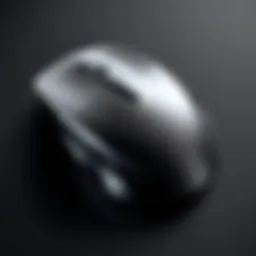 Ergonomic design showcasing the Space Mouse Pro Wireless from a top view